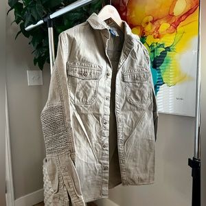 H&M biker button up